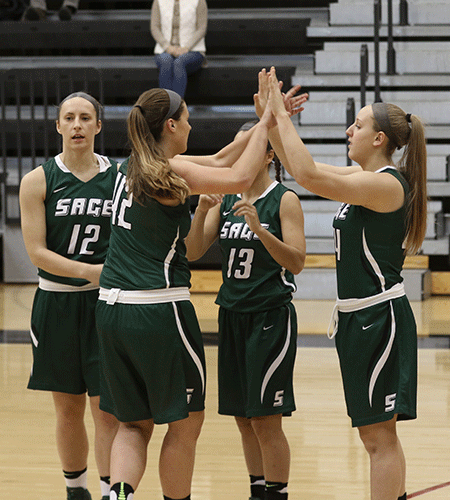 Sage Women's Basketball Story in Troy Record