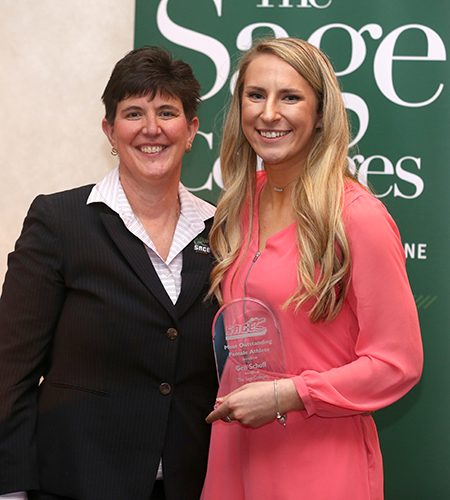 Schoff Honored as Sage's 2017-2018 Co-Female Athlete of the Year