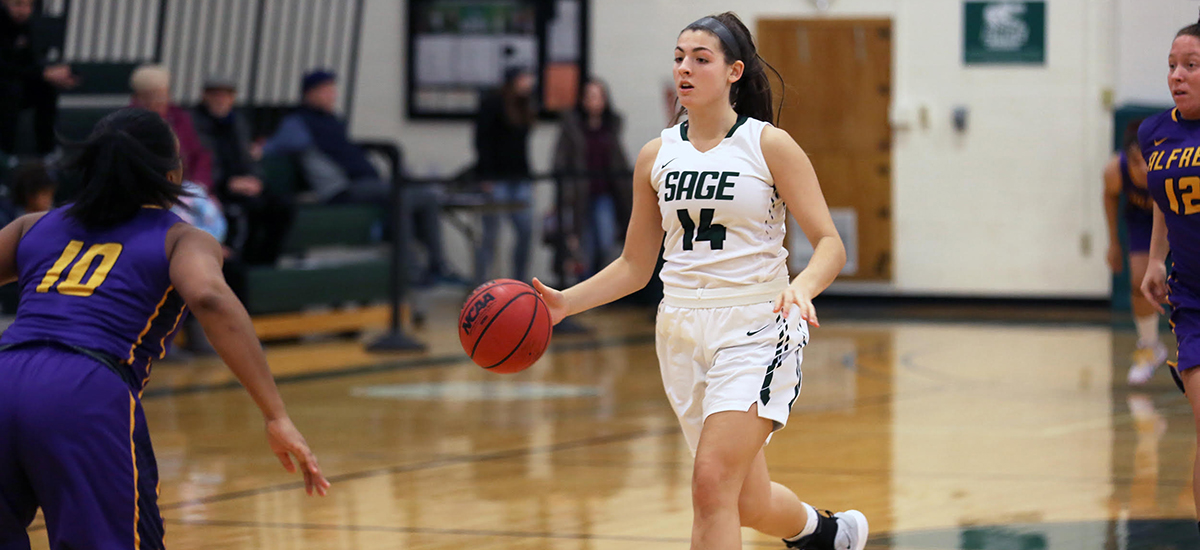 SJFC Tops Sage, 63-56 despite double-double from Pritchard