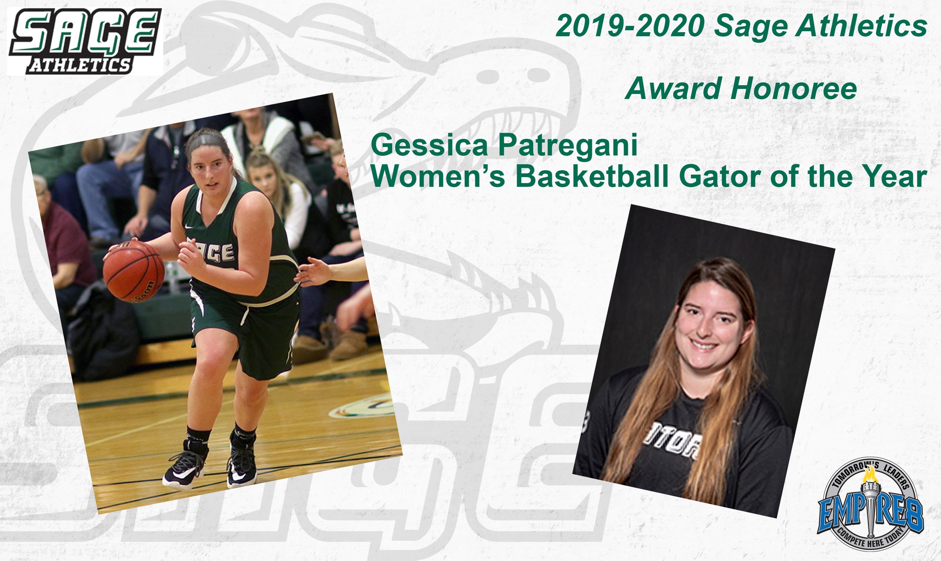 Gess Patregnani named women's basketball Gator Award winner