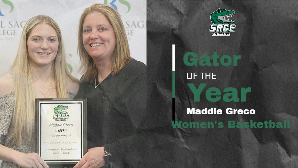 Maddie Greco honored as women's basketball Gator of the Year