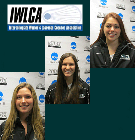 Sage Women's Lacrosse Squad placed Three performers on 2015 IWLCA Scholar-Athlete Team
