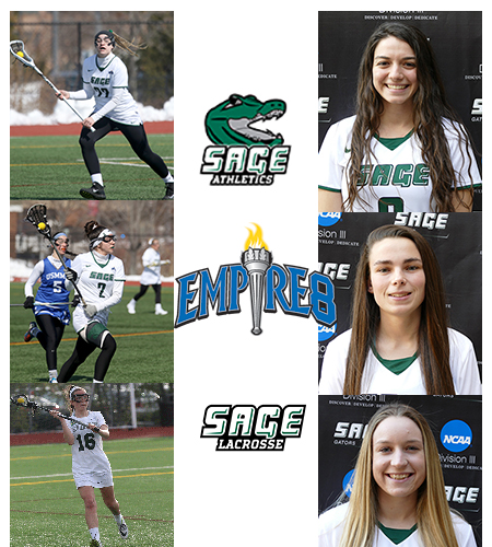 Trio of Gators honored with the release of the 2018 Empire 8 Women's Lacrosse All-Star Team
