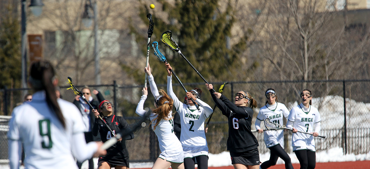Medaille wins in women's lacrosse game at Sage