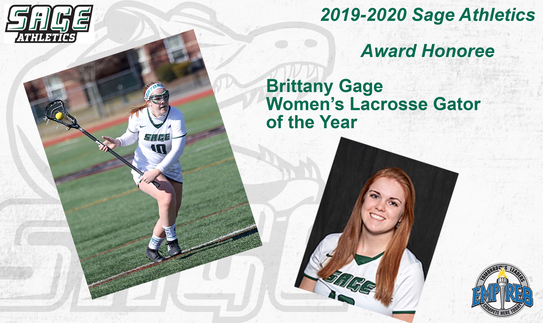 Brittany Gage named Women's Lacrosse Gator of the Year