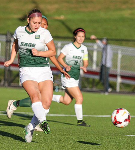 Sage Women's Soccer Team among NCAA National Stats Leaders for 2016