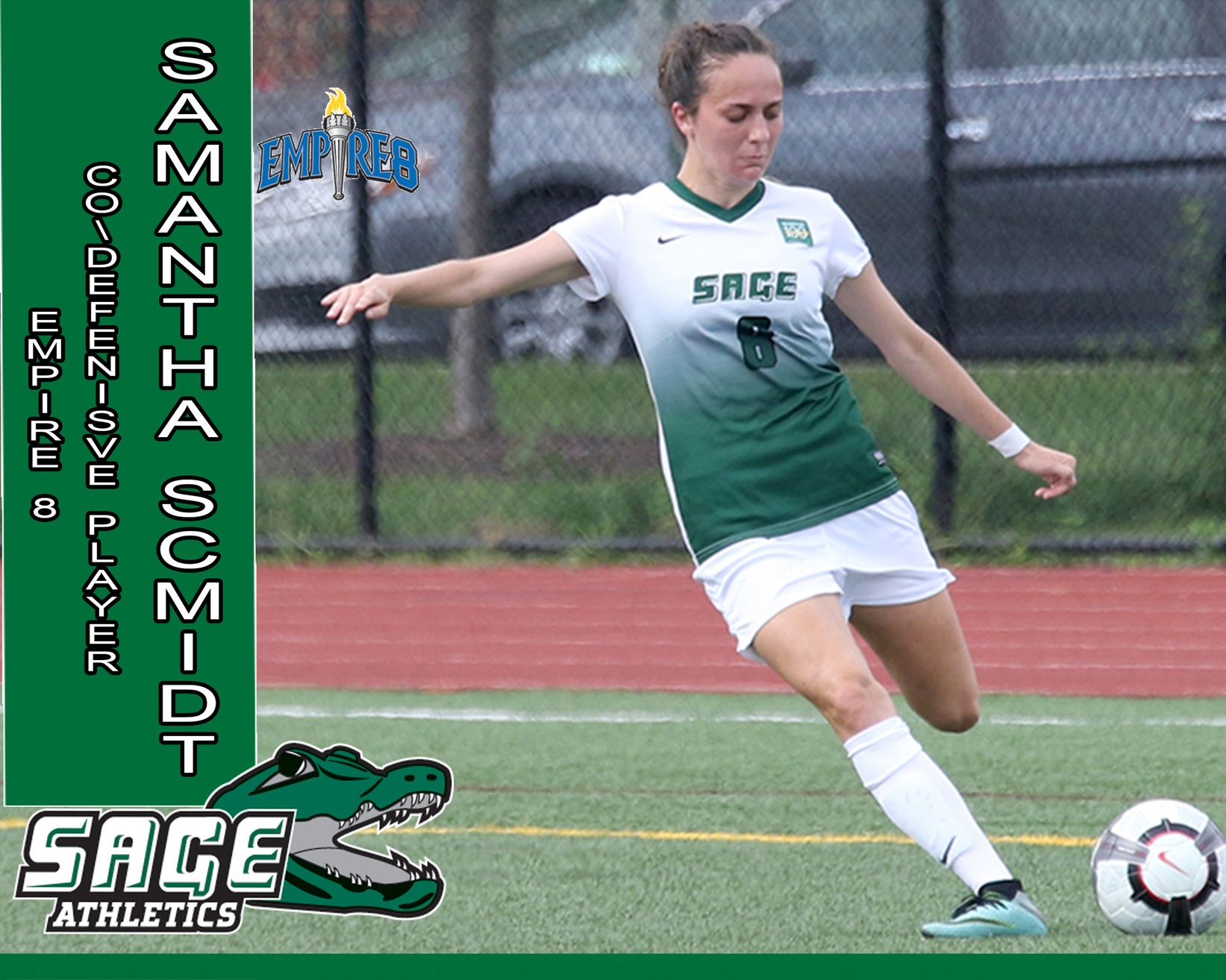 Schmidt honored by Empire 8 as Women's Soccer Co-Defensive Player of the Week