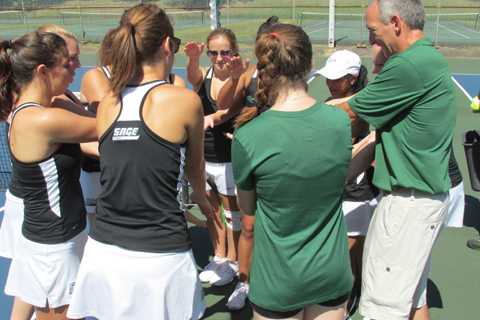Gators are playoff bound after defeating Purchase 6-3 in women's tennis!