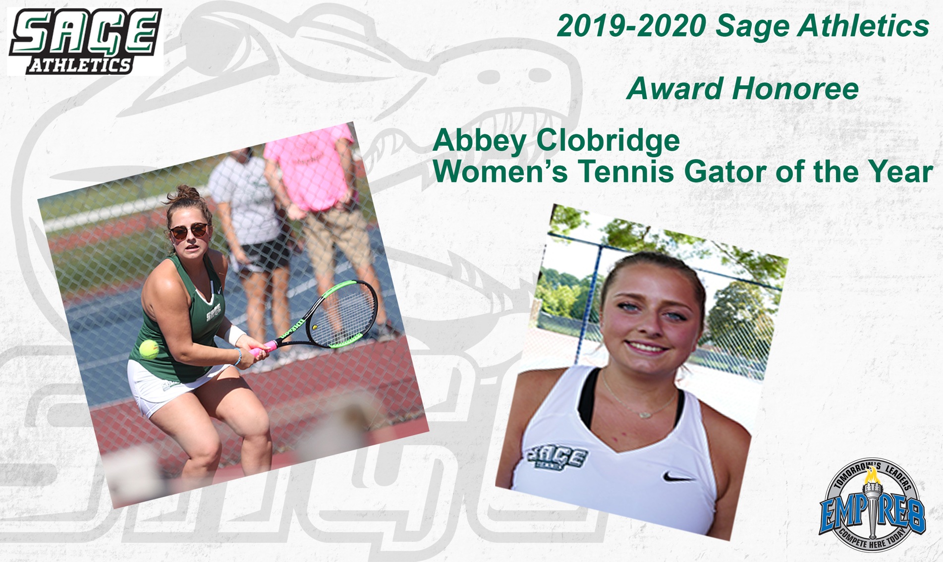 Abby Clobridge named Women's Tennis Gator of the Year