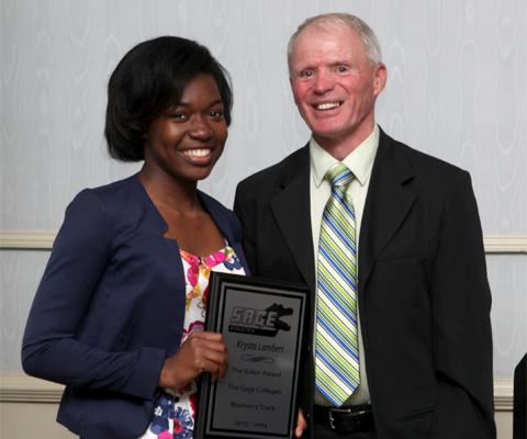 Krystal Lambert Named Women's Track and Field Inaugural Gator Award Recipient
