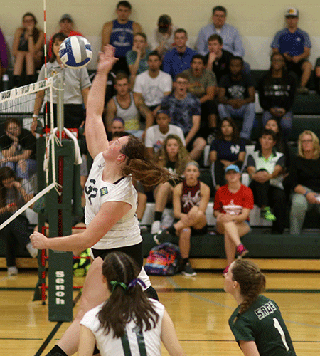 Volleyball Team collects key win over SUNY-Cobleskill on the road