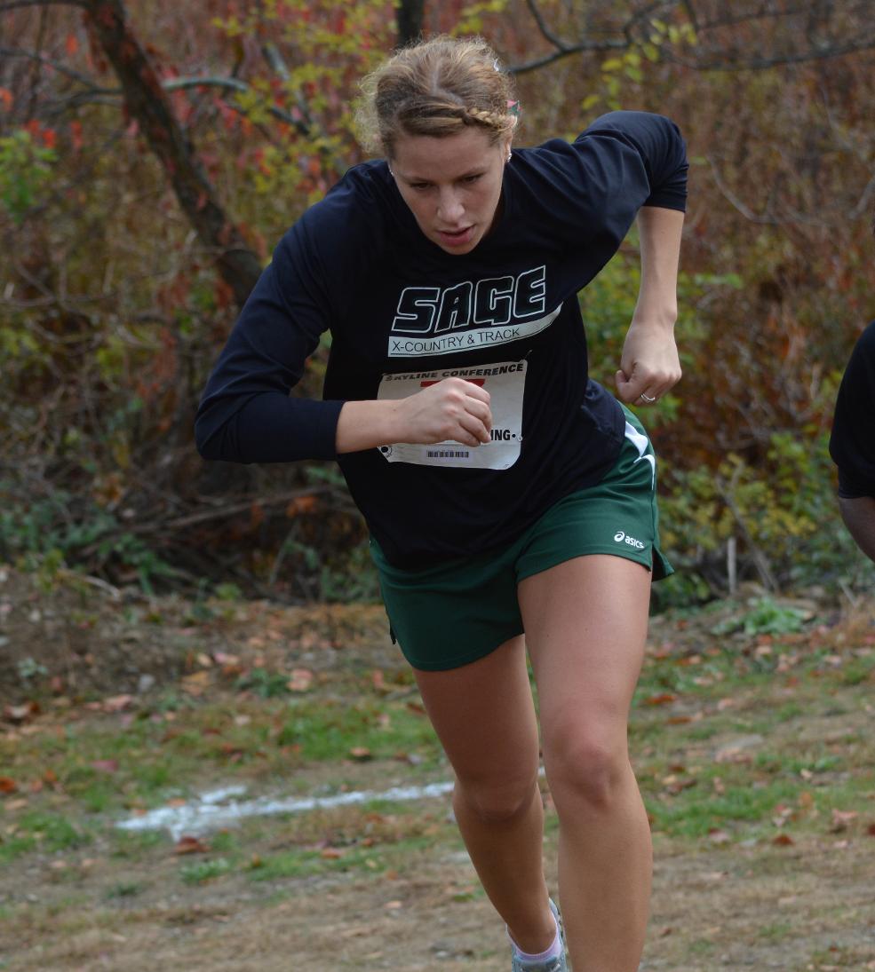 Sage women's cross country races to a 3rd place finish at Skyline Championships