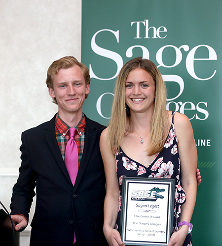 Sagan Leggett named Gator of the Year for Women's Cross Country