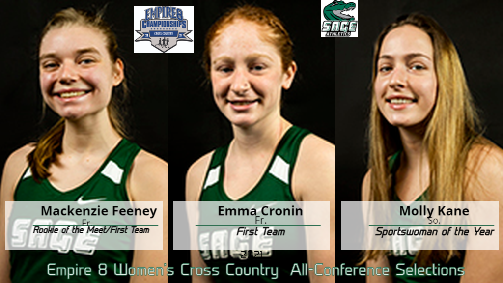 Three RSC Women's Cross Country Runners honored by Empire 8