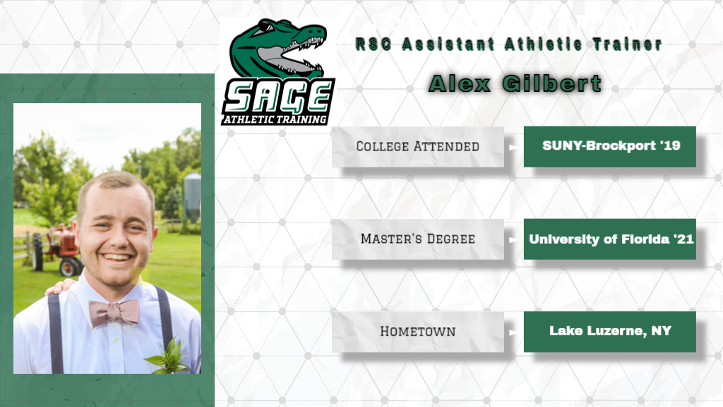 Alex Gilbert added to Athletic Training Staff