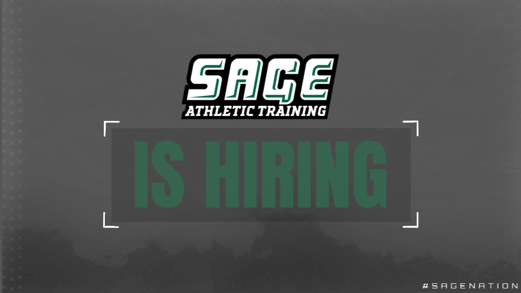 Sage Athletic Training is hiring.
