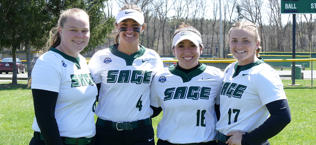 Sage softball splits with Alfred on Senior Day to earn E8 Tournament selection