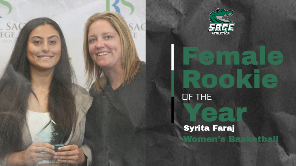 Syrita Faraj recognized for outstanding rookie campaign