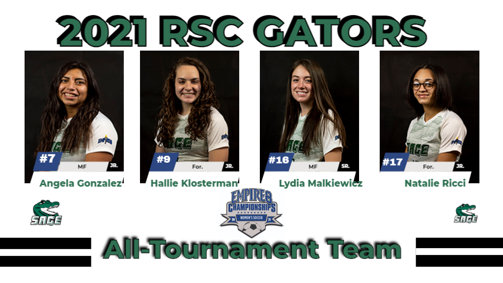 RSC places Four players on 2021 Empire 8 Women's Soccer All-Tournament Team