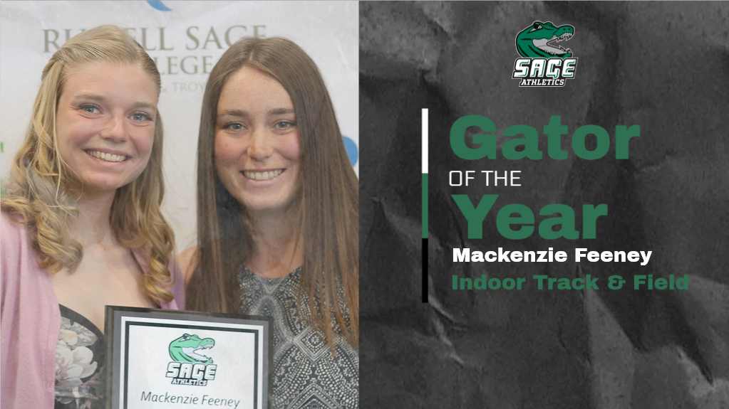 Feeney honored as Indoor Track and Field Team's Gator of the Year